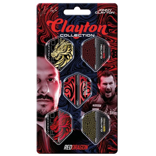 Red Dragon Red Dragon Jonny Clayton Hardcore Collection Darts Flights