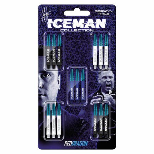 Red Dragon Red Dragon Iceman Nitro Ionic Shafts Collection Darts Shafts