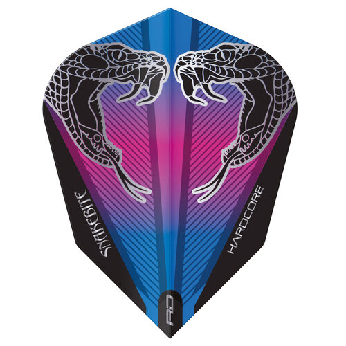 Red Dragon Red Dragon Peter Wright V-Standard Snake Black Transparent Darts Flights