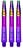 Red Dragon Nitrotech Ionic Snakebite Purple Dipped Darts Shafts