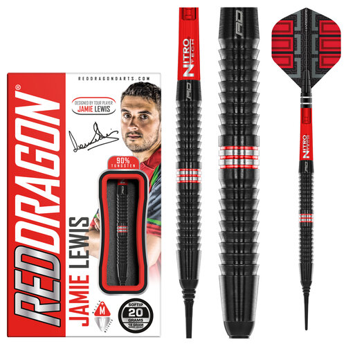 Red Dragon Red Dragon Jamie Lewis S.E. Soft Tip 90% Darts