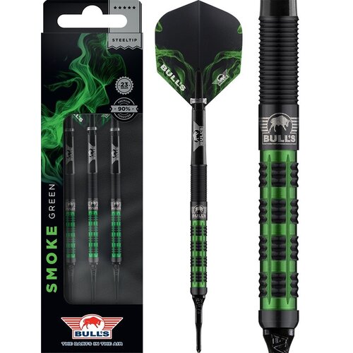 Bull's Bull's Smoke Green 90% Soft Tip Darts