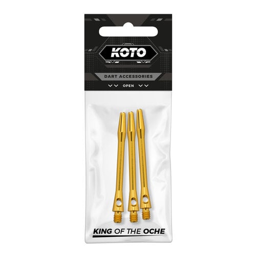 KOTO KOTO King Grip Aluminum Gold Darts Shafts