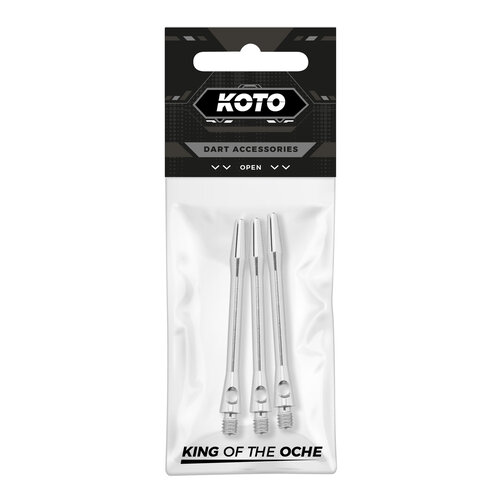 KOTO KOTO King Grip Aluminum Silver Darts Shafts