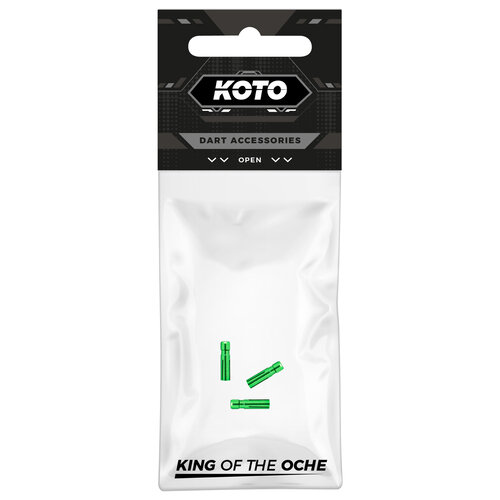 KOTO KOTO Aluminum Dart Flight Protector Green