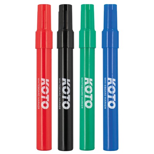 KOTO KOTO Whiteboard Marker Colours 4pcs