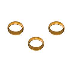 KOTO Aluminum Flight Lock Rings Bronze