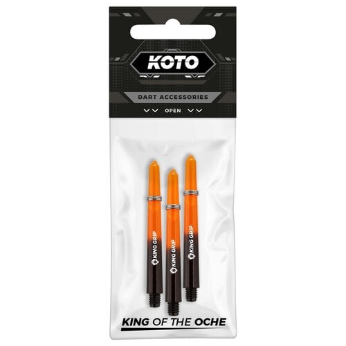 KOTO KOTO King Grip Colours Orange Black Darts Shafts