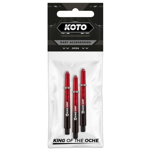KOTO KOTO King Grip Colours Red Black Darts Shafts