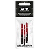 KOTO KOTO King Grip Colours Red Black Darts Shafts