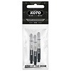 KOTO KOTO King Grip Colours Black Clear Darts Shafts