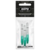 KOTO KOTO King Grip Colours Jade Clear Darts Shafts