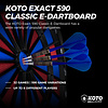 KOTO KOTO Exact 590 Classic - Electronic Dartboard