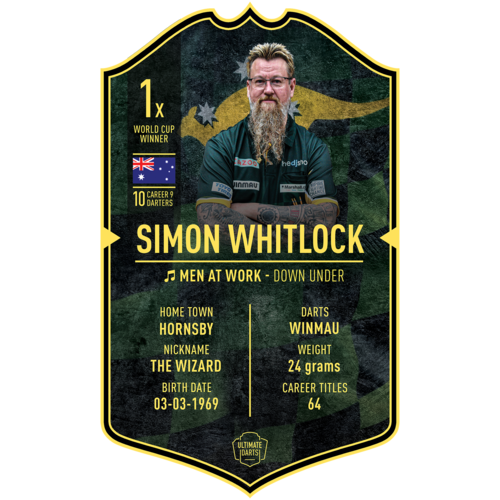 Ultimate Darts Ultimate Darts Card Simon Whitlock