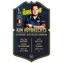Ultimate Darts Card Kim Huybrechts