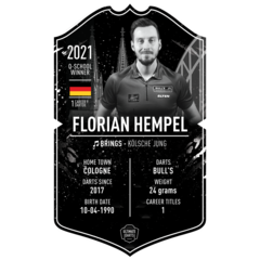 Ultimate Darts Card Florian Hempel