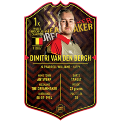 Ultimate Darts Card Dimitri van den Bergh