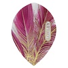 Loxley Loxley Feather Purple & Gold Pear Darts Flights