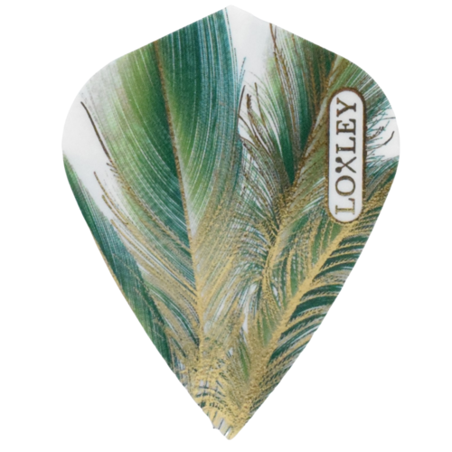 Loxley Loxley Feather Green & Gold Kite Darts Flights