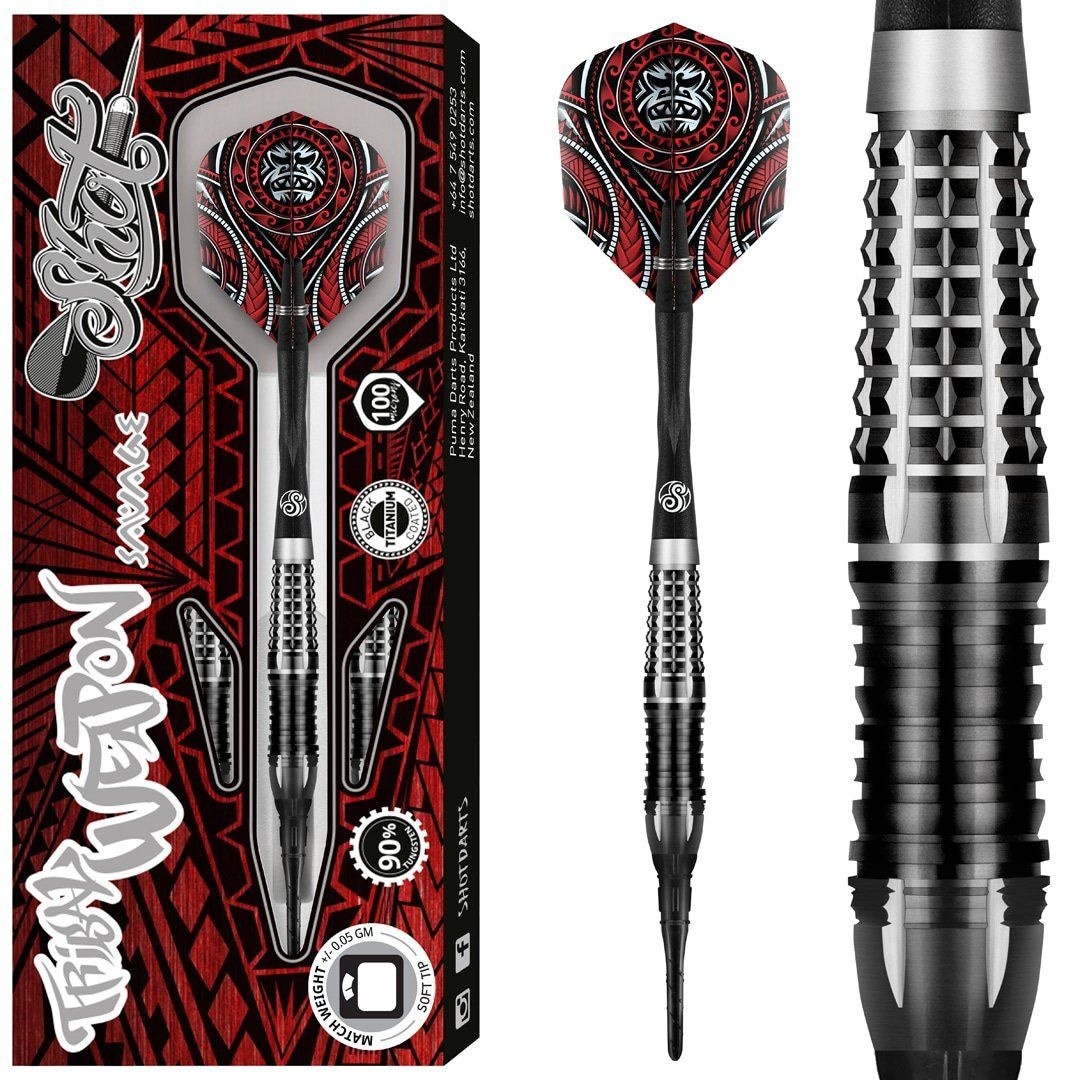 海外輸入品 ダーツ 9415639063417 Shot! Darts Warrior Rutene 90