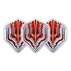 L-Style L-Style Champagne Flight EZ L1 Standard Origin Series Clear Red Darts Flights