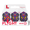 L-Style L-Style Champagne Flight EZ L1 Standard Origin Series Clear Rainbow Darts Flights