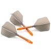 CUESOUL Cuesoul - ROST T19 Integrated Dart Flights - Big Wing - Grey Orange Darts Flights