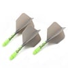 CUESOUL Cuesoul - ROST T19 Integrated Dart Flights - Big Wing - Grey Green Darts Flights