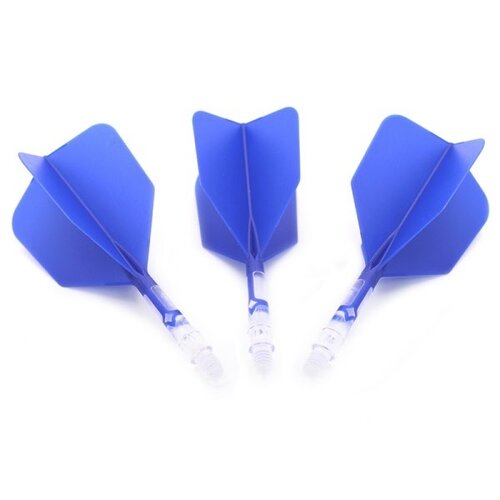 CUESOUL Cuesoul - ROST T19 Integrated Dart Flights - Big Wing - Blue Clear Darts Flights