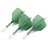 Cuesoul - ROST T19 Integrated Dart Flights - Big Wing - Green Clear Darts Flights