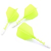 CUESOUL Cuesoul - ROST T19 Integrated Dart Flights - Big Wing - Green White Darts Flights