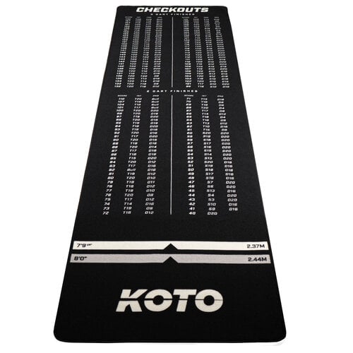 KOTO KOTO Carpet Checkout 285 x 80 cm Dart Mat