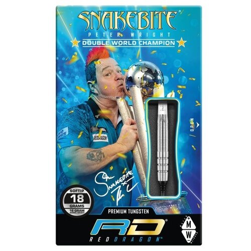 Red Dragon Red Dragon Peter Wright Snakebite PL15 90% Soft Tip Darts