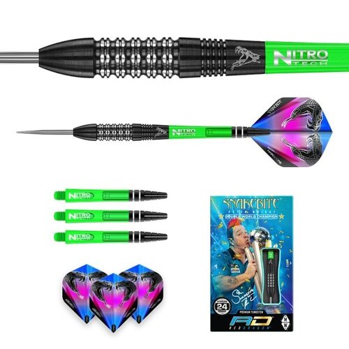 Red Dragon Red Dragon Peter Wright Snakebite Black Strike 90% Darts