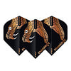 Red Dragon Red Dragon Peter Wright Black & Bronze Snake Hardcore Premium Standard Darts Flights