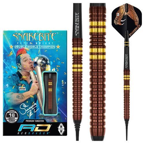 Red Dragon Red Dragon Peter Wright Copper Fusion 90% Soft Tip Darts