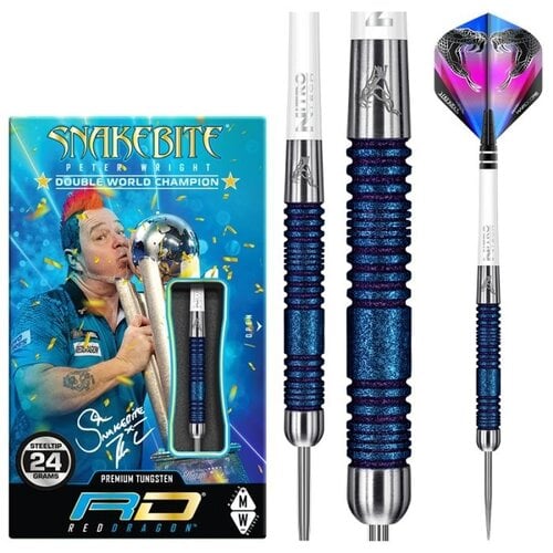 Red Dragon Red Dragon Peter Wright Snakebite Euro 11 Blue Element Darts