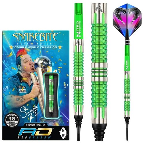 Red Dragon Red Dragon Peter Wright Snakebite Mamba 2 90% Soft Tip Darts