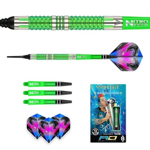Red Dragon Red Dragon Peter Wright Snakebite Mamba 2 90% Soft Tip Darts