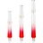 L-Style L- 2-Tone CLR Red Darts Shafts