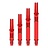 L-Style L- Silent Spinning Rose Red Darts Shafts