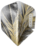 Loxley Feather Grey & Gold NO6 Darts Flights