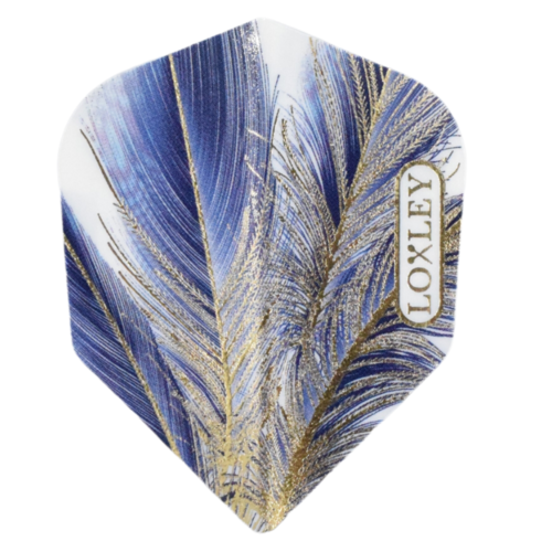 Loxley Loxley Feather Blue & Gold NO6 Darts Flights