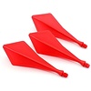 CUESOUL Cuesoul - TRAJ AK8 Flight Integrated Dart Flights - Diamond Shape - Red Darts Flights