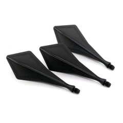 Cuesoul - TRAJ AK8 Flight Integrated Dart Flights - Diamond Shape - Black