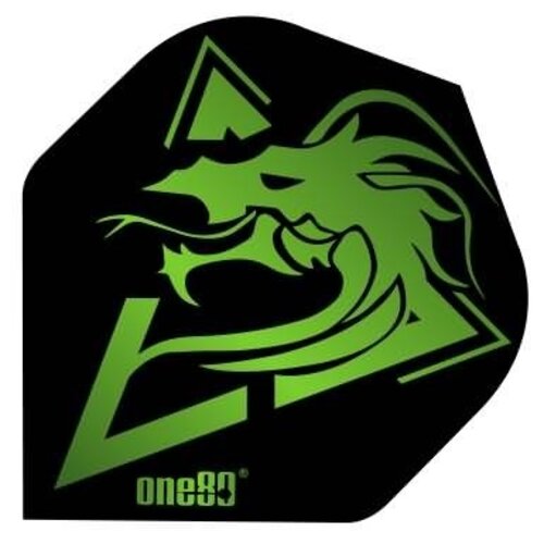 ONE80 ONE80 Serpent Green Darts Flights