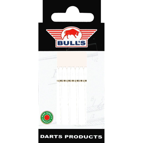 Bull's Bull's - 5-Pack Nylon The Original Long + Ring - White Darts Shafts