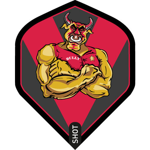 Shot Shot Michael Smith Bully Boy Red Darts Flights