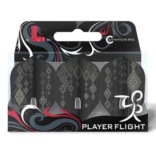 L-Style L-Style L3 Shape JON Light League 2019 Black Darts Flights