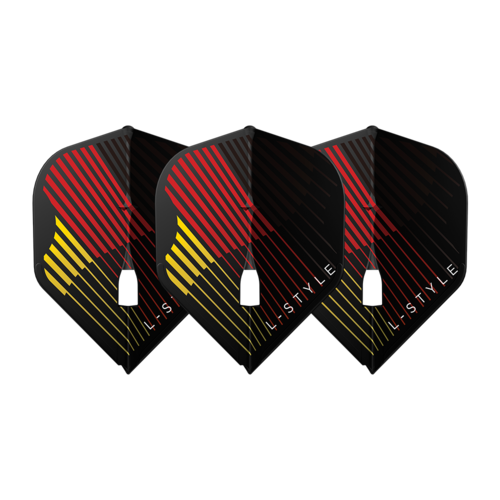 L-Style L-Style L1 RYB Series Type C Clear Black Darts Flights